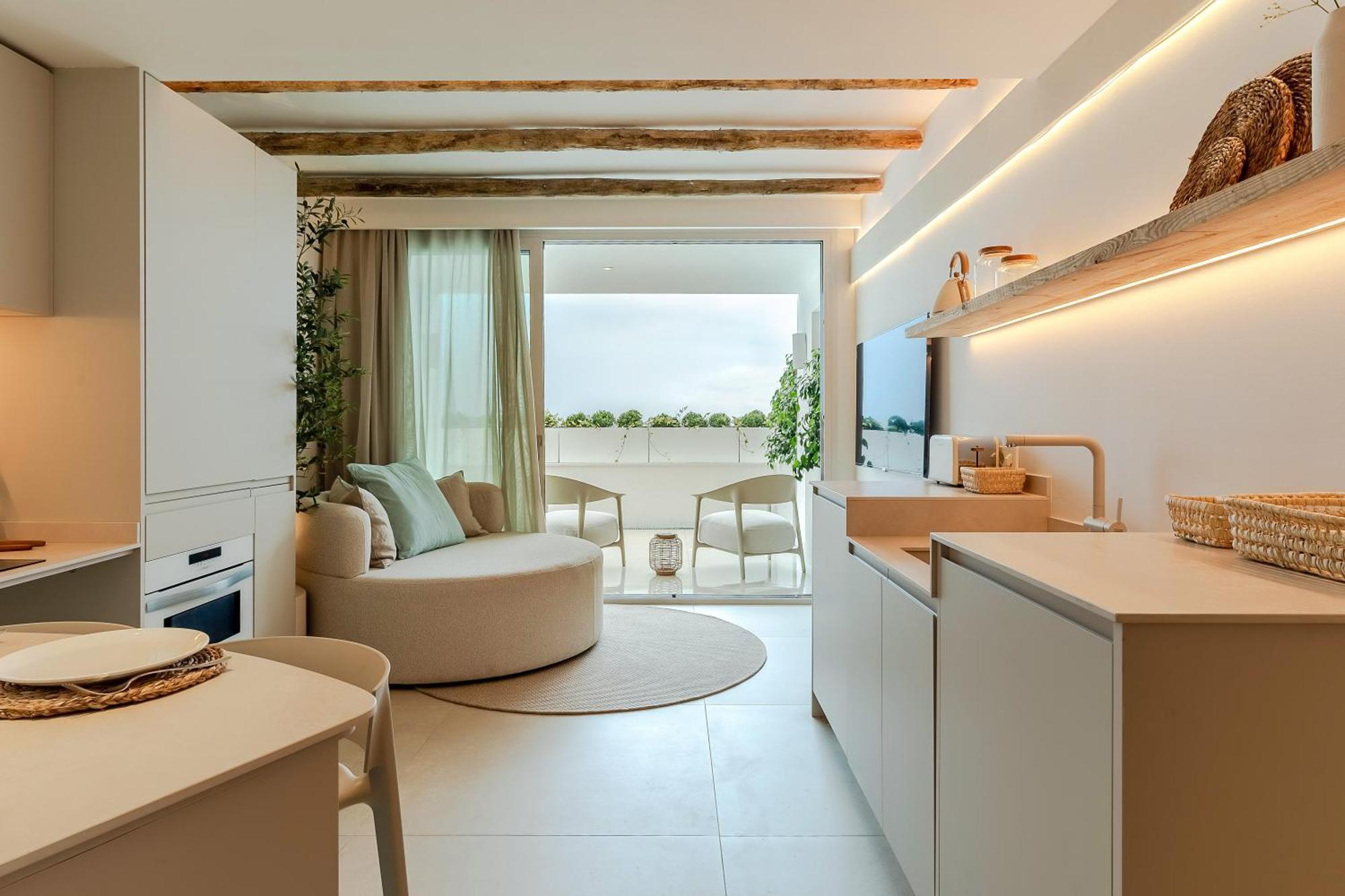 Apartamentos Azul Castelldefels Bagian luar foto