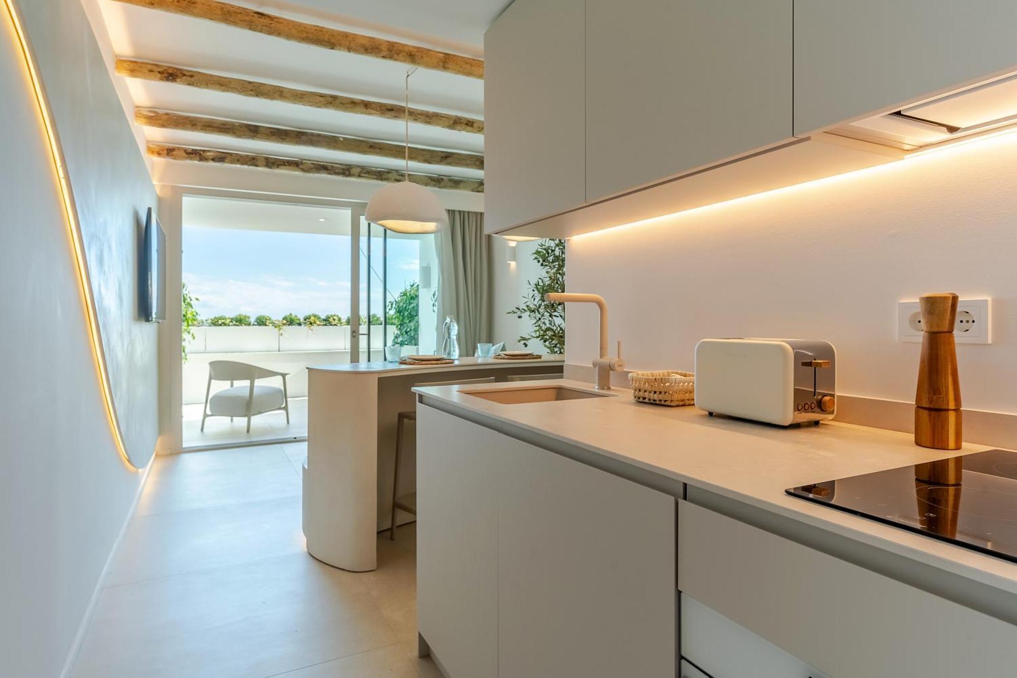 Apartamentos Azul Castelldefels Bagian luar foto