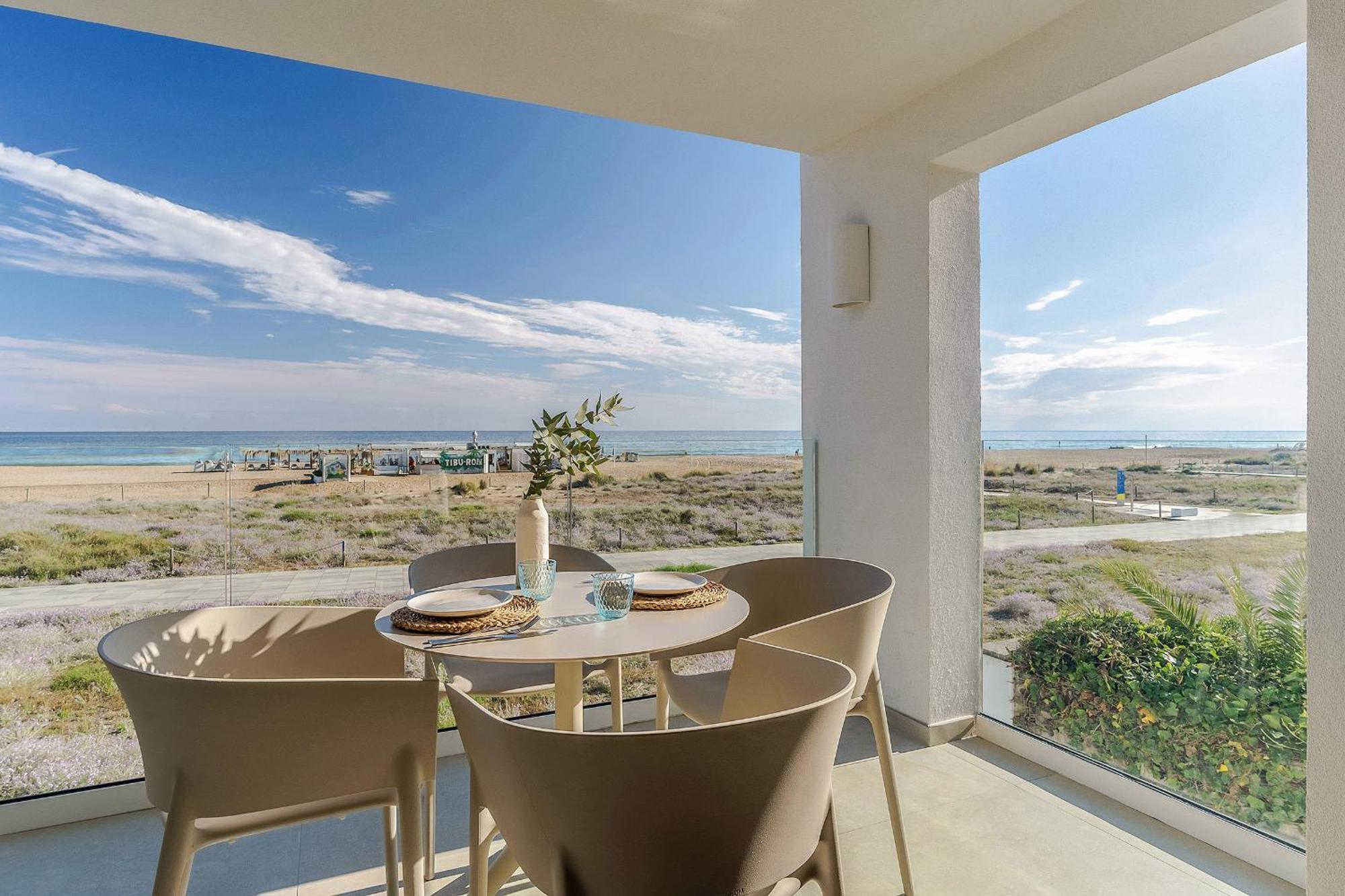 Apartamentos Azul Castelldefels Bagian luar foto